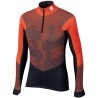 верх комбинезона Sportful Dynamo Race Top чёрно-серо-красный